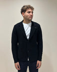 CARDIGAN GIACCA IN MISTO LANA BLACK - OUTFIT ITALY