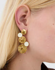 Orecchini Mia pendenti acc.inos. oro, bianco