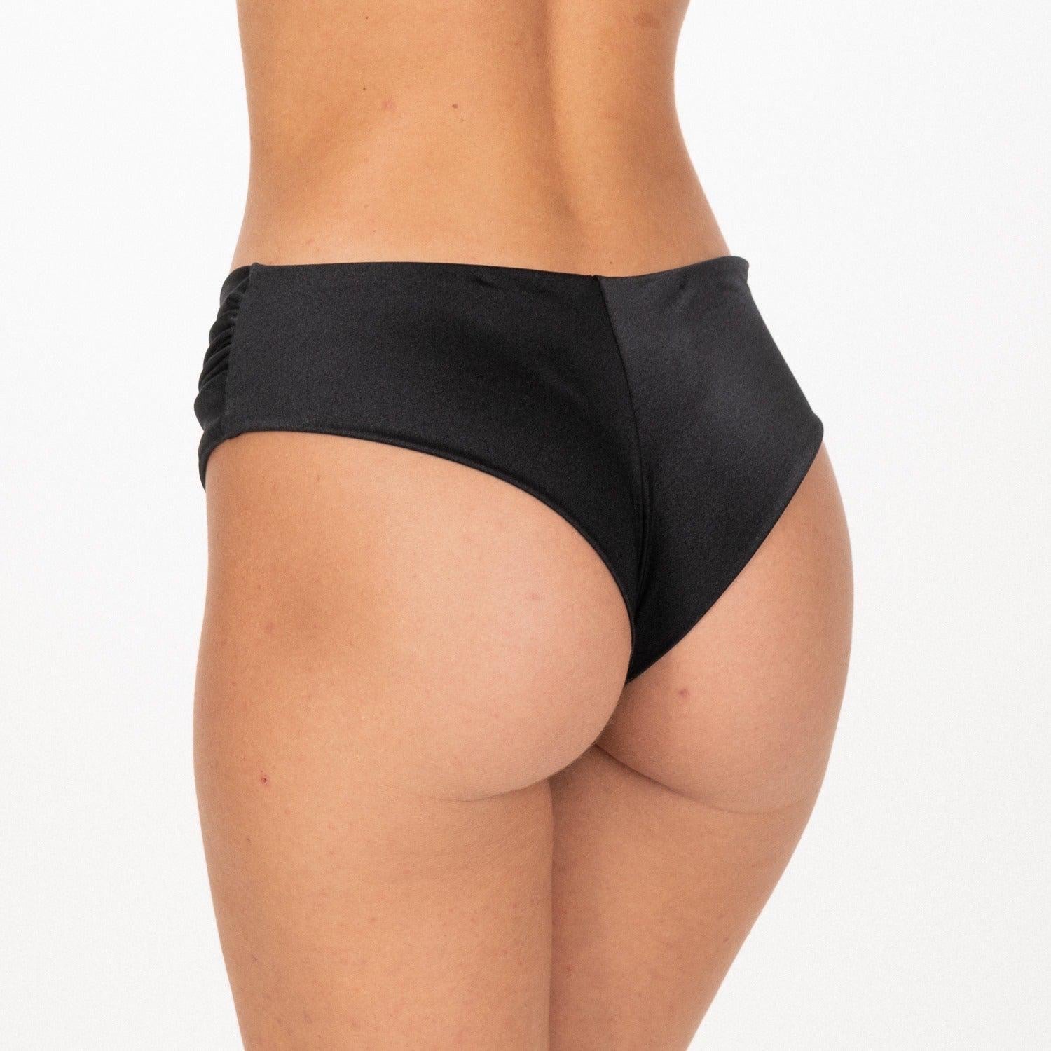 HELISH BRAIN SLIP TAYLOR NERO SATIN - Marcello Fontana Shop
