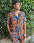KQ CAMICIA FANTASIA ARANCIO - Marcello Fontana Shop