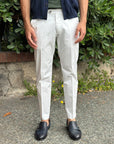 VANDOM PANTALONE STEFANO IN COTONE - BIANCO