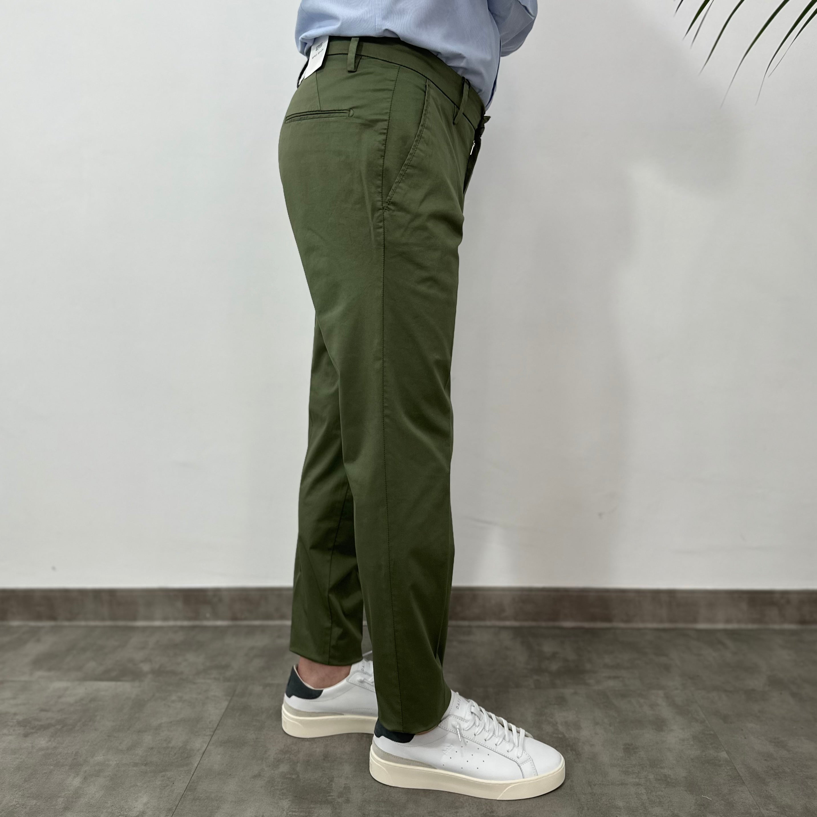 BRO-SHIP PANTALONE MIAMI - VERDE EDERA - Marcello Fontana Shop