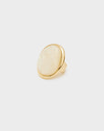 ANELLO KABRI IN ACRILICO OVER - BIANCO - NALI'