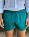 KQ BOXER MARE MOD. DINAMIC VERDE PETROLIO - Marcello Fontana Shop
