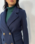 RELISH FW25 CAPPOTTO LILY BLU - Marcello Fontana Shop