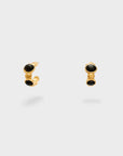 ORECCHINI BUBBLE CERCHIO ORO/NERO - NALI' - Marcello Fontana Shop