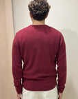 Girocollo 100% Cashmere bordeaux - Privati Firenze