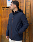 Giubbotto AURELIO Long Velour - Dark blue - SUNS