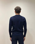 GIROCOLLO BASIC BLU NAVY - OUTFIT ITALY