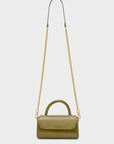 BORSA PHOEBE A MANO RIGIDA VERDE- NALI' - Marcello Fontana Shop