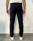 Entre Amis Pantalone in Fresco Lana tk america Capri - Nero - Marcello Fontana Shop