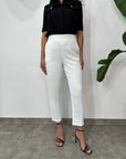 H20 PANT. PETTALI PANNA - Marcello Fontana Shop
