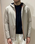 SUNS Giubbotto Uomo Flaminio Micro con cappuccio - BEIGE