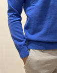 Girocollo 100% Cashmere Azure - Privati Firenze