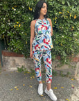 PENNYBLACK FIORDI PANTALONI CAPRI FANTASIA
