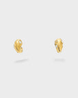 ORECCHINI SEMICERCHIO CHUNKY CON PIETRE ORO - NALI'