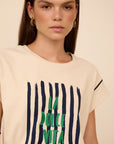 MEISIE T-SHIRT IN COTONE LA DOLCE VITA - COD.M99T03IVY