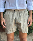 KQ BOXER MARE MOD. ESSENTIAL SABBIA - Marcello Fontana Shop