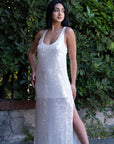 RELISH ABITO PESSY PEARLED IVORY - Marcello Fontana Shop