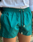 KQ BOXER MARE MOD. DINAMIC VERDE PETROLIO - Marcello Fontana Shop