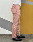 BRO SHIP PANTALONE TASCA AMERICA CON PENCE CAPRI - ROSA - Marcello Fontana Shop