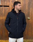 Giubbotto AURELIO Long Velour - Black - SUNS