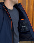Giubbotto AURELIO Velour - Dark blue - SUNS
