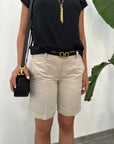 TELERIA ZED SHORTS AMBRA - Marcello Fontana Shop