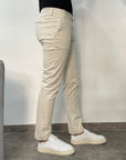 Entre Amis Pantalone tk america Capri - Antique White - Marcello Fontana Shop