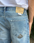 ROY ROGER'S BERMUDA CULT DENIM SANTORINI