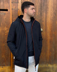 Giubbotto AURELIO Long Velour - Black - SUNS