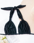 HELISH BRAIN TOP ELODIE NERO SATIN - Marcello Fontana Shop