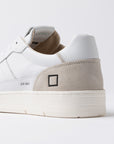 COURT 2.0 BASIC WHITE-BEIGE - D.A.T.E. SNEAKERS