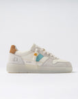 COURT 2.0 VINTAGE CALF WHITE-CUOIO - D.A.T.E. SNEAKERS