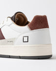 COURT 2.0 VINTAGE WHITE-BORDEAUX - D.A.T.E. SNEAKERS