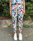 PENNYBLACK FIORDI PANTALONI CAPRI FANTASIA