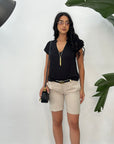 TELERIA ZED SHORTS AMBRA - Marcello Fontana Shop