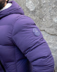 HESKIMO piumino air-short bistretch real down - Viola - Marcello Fontana Shop
