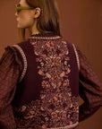 Gilet in maglia Lurex cod. WM42K07OTT - Bordeaux - Meisie
