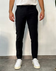 Entre Amis Pantalone in Fresco Lana tk america Capri - Nero - Marcello Fontana Shop