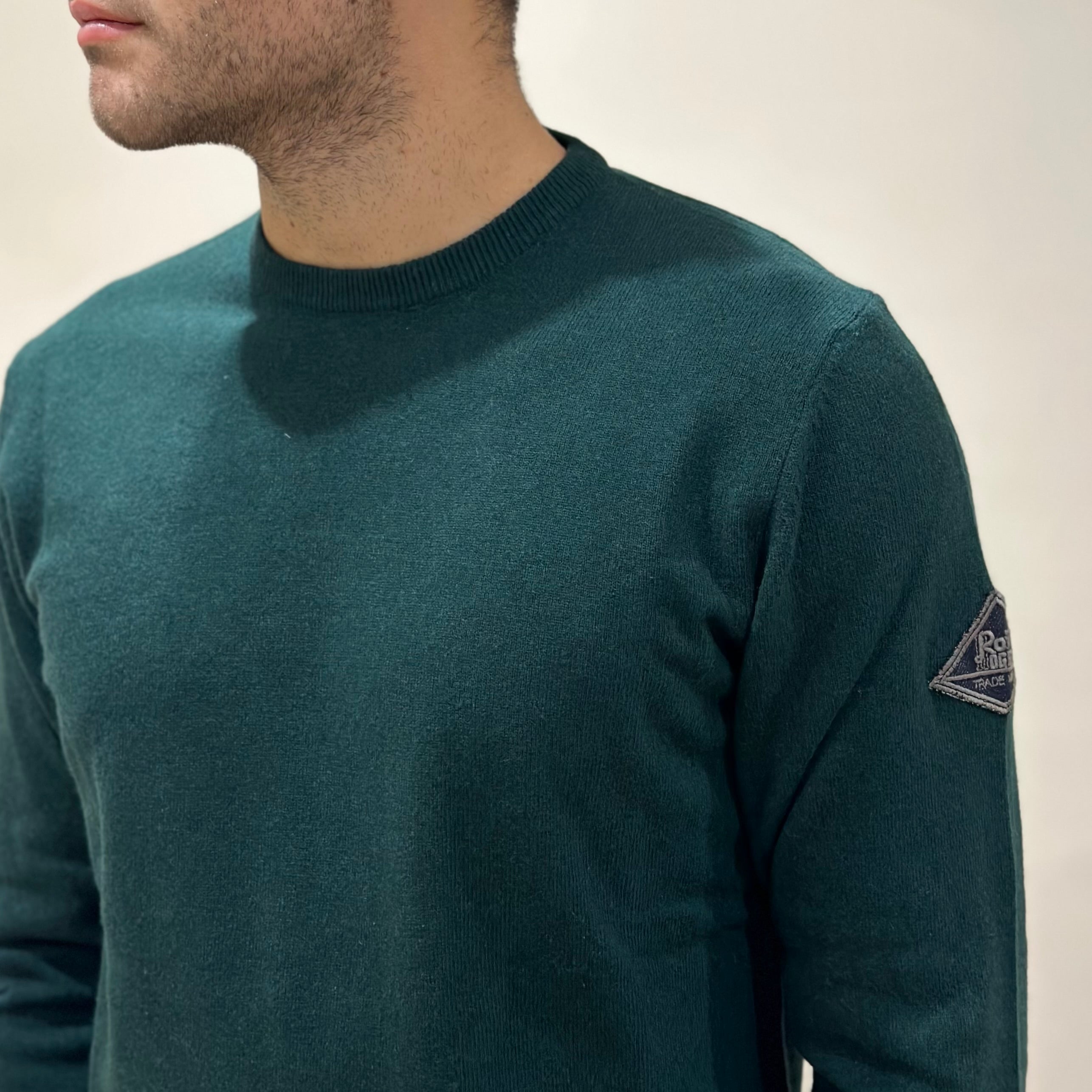 FW25 ROY ROGER'S MAGLIONE GIROCOLLO IN LANA E CASHMERE FINEZZA 12 BOTTLE - Marcello Fontana Shop
