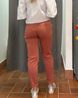 TELERIA ZED PANTALONE MONROE N5D RUGGINE