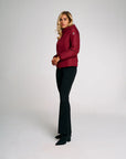 GIUBBOTTO SUNS AURELIA VELOUR CHERRY - SUNS - Marcello Fontana Shop