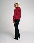 GIUBBOTTO SUNS AURELIA VELOUR CHERRY - SUNS - Marcello Fontana Shop
