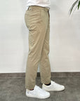 VANDOM PANTALONE STEFANO IN POPELINE BEIGE - Marcello Fontana Shop
