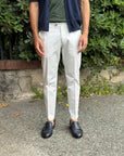VANDOM PANTALONE STEFANO IN COTONE - BIANCO