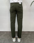 VANDOM PANTALONE GABRIEL IN POPELINE VERDE MILITARE - Marcello Fontana Shop