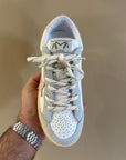 AMA Brand Sneaker Sun 4566 — Bianco Rosa Glitter | Made in Italy