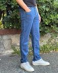 TELERIA ZED JEANS PLATINO MARK LINO/COTONE - Marcello Fontana Shop