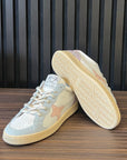 AMA Brand Sneaker Sun 4566 — Bianco Rosa Glitter | Made in Italy